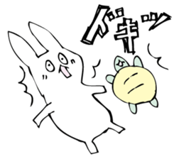 Rabbit of fairy tale talk 6 sticker #9511541