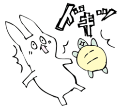 Rabbit of fairy tale talk 6 sticker #9511541