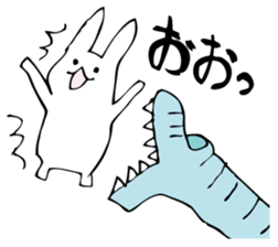 Rabbit of fairy tale talk 6 sticker #9511542