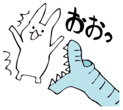 Rabbit of fairy tale talk 6 sticker #9511542