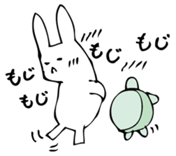 Rabbit of fairy tale talk 6 sticker #9511543