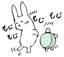 Rabbit of fairy tale talk 6 sticker #9511543