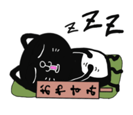 Very cute black cat sticker #9512156