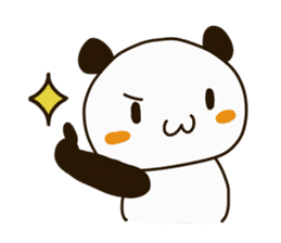 Cute Mahjong Panda sticker #9512705