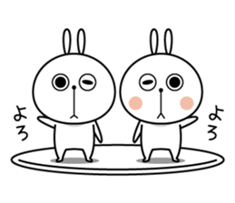 Small rabbit! sticker #9512744