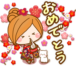 Leisurely a girlfriend8[ celebration ] sticker #9512868