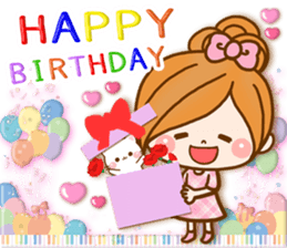 Leisurely a girlfriend8[ celebration ] sticker #9512883