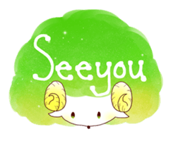 Iridescent sheep sticker #9512907