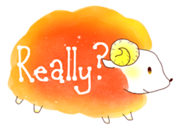 Iridescent sheep sticker #9512915