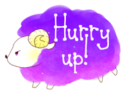 Iridescent sheep sticker #9512921