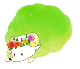 Iridescent sheep sticker #9512940