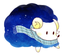 Iridescent sheep sticker #9512941