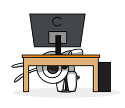 Mono no me (The one eye) sticker #9513037