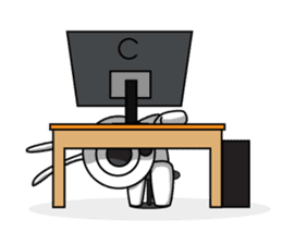 Mono no me (The one eye) sticker #9513037