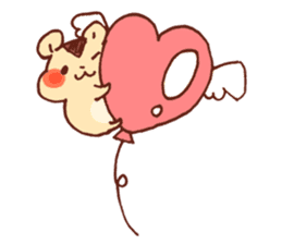 Heart HowaHowa Animal. sticker #9513202