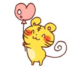 Heart HowaHowa Animal. sticker #9513203