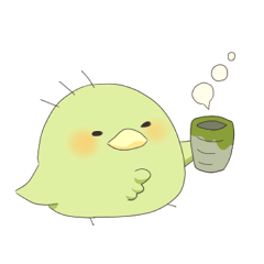 Yellowish green bird