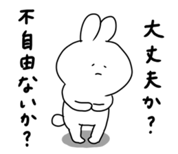 rabbit is enjoying 4 sticker #9514149