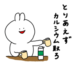 rabbit is enjoying 4 sticker #9514159