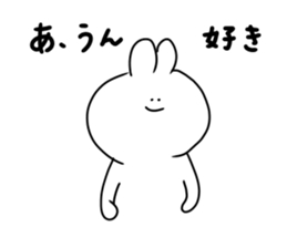 rabbit is enjoying 4 sticker #9514172