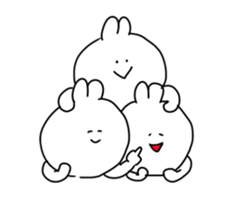 rabbit is enjoying 4 sticker #9514177