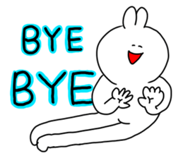 rabbit is enjoying 4 sticker #9514183