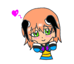 Princess fantasy moon sticker #9514397