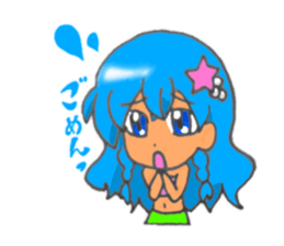 Princess fantasy moon sticker #9514406