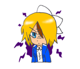 Princess fantasy moon sticker #9514412