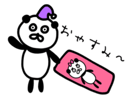 The lovable panda sticker #9514826