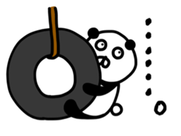 The lovable panda sticker #9514863