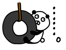 The lovable panda sticker #9514863