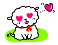 PUPPY LAMB sticker #9514870