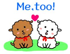 PUPPY LAMB sticker #9514886