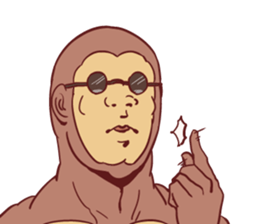 Gurasan gorilla English edition sticker #9515544