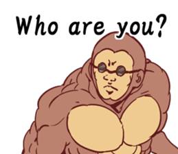 Gurasan gorilla English edition sticker #9515558