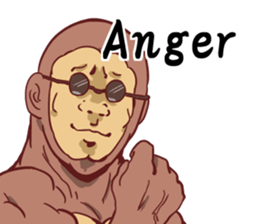 Gurasan gorilla English edition sticker #9515561