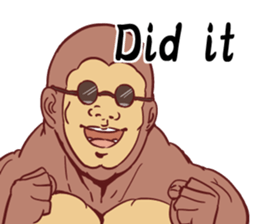 Gurasan gorilla English edition sticker #9515570