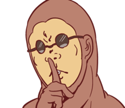 Gurasan gorilla English edition sticker #9515573