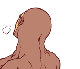 Gurasan gorilla English edition sticker #9515579