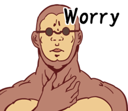 Gurasan gorilla English edition sticker #9515582