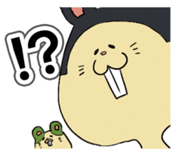 Rabbit and mouse's sticker #9515643
