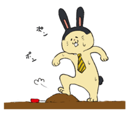 Rabbit and mouse's sticker #9515654