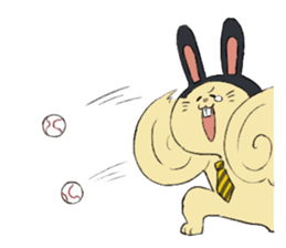 Rabbit and mouse's sticker #9515660