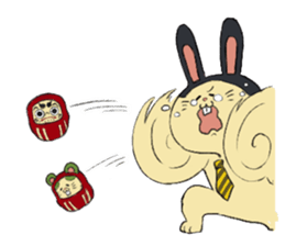 Rabbit and mouse's sticker #9515661