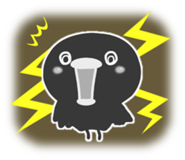 Sticker of crow sticker #9516674