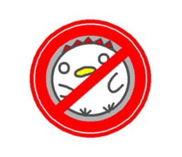 round chicken3 sticker #9516788