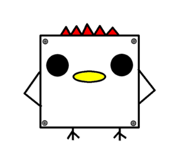 round chicken3 sticker #9516793
