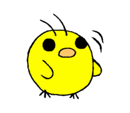 round chicken3 sticker #9516803