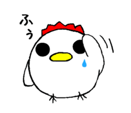 round chicken3 sticker #9516809